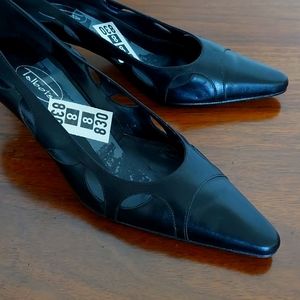 Talbots Black Kitten Heels Sz 7